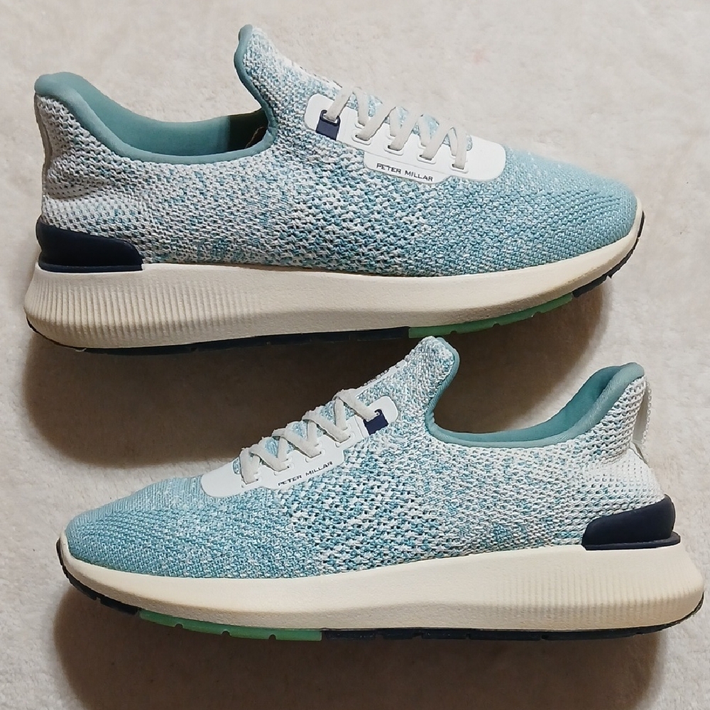 Peter Millar Hyperlight Apollo Knit Sneakers Size… - image 1